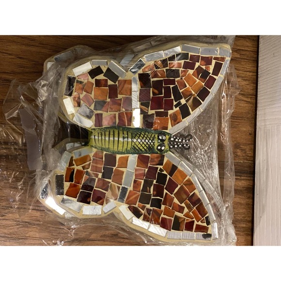 Hanging Mosaic Tile Butterflies Set of Three - Picture 6 of 6